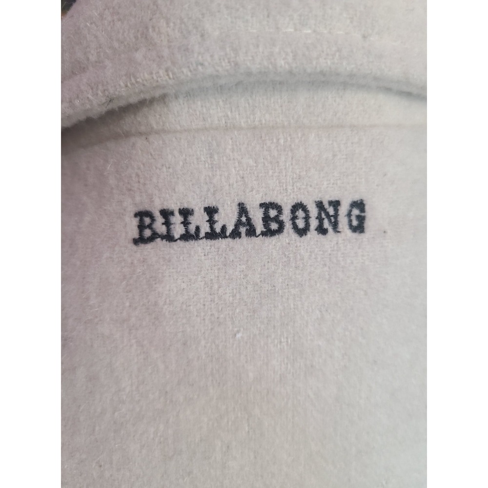 Billabong Striped Wool Blend Shawl Collar Jacket Sz S – Cozy Surf Style - Picture 4 of 8